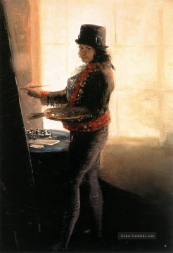 Francisco Goya Werke - Selbst Porträt im Studio Francisco de Goya